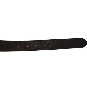 Small Calvin Klein Chocolate Brown Leather Belt Gold Buckle NEW Women main image 3